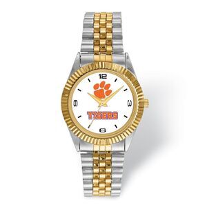 Mens Clemson University Pro Two-tone Watch